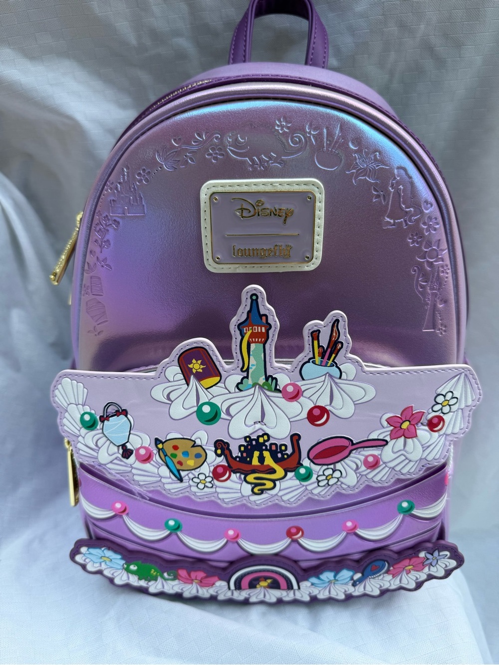Loungefly DisneyTangeled Princess Purple  Mini Backpack